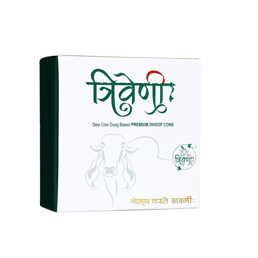 Triveni Organics (1100 Dung Cakes/Pieces ) Original Desi Gir Cow Dung Cakes | Handmade, Round-Shaped Gobar Uple for Hawan, Pujan & Religious Purposes | Sun-Dried & Moisture-Free