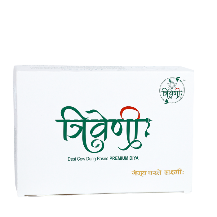 Triveni Organics (10 Dung Cakes/Pieces ) Original Desi Gir Cow Dung Cakes | Handmade, Round-Shaped Gobar Uple for Hawan, Pujan & Religious Purposes | Sun-Dried & Moisture-Free